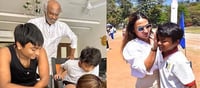 Rajini Grandsons Win Medals and Trophies - Proud moment